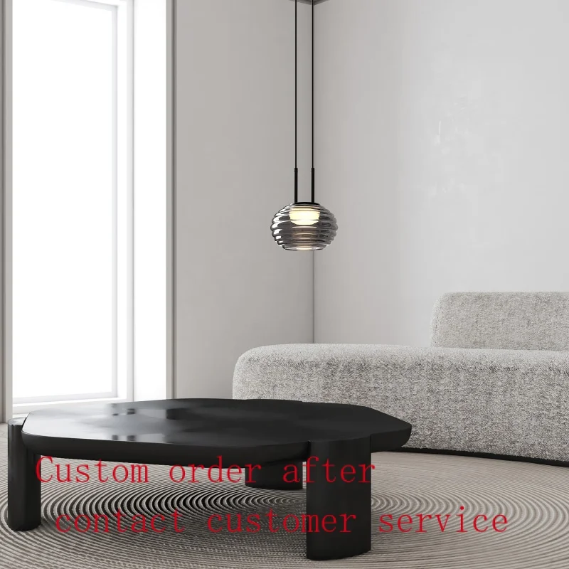 

Nordic light luxury bedroom bedside chandelier post-modern simple restaurant bar chandelier creative design of glass chandeliere