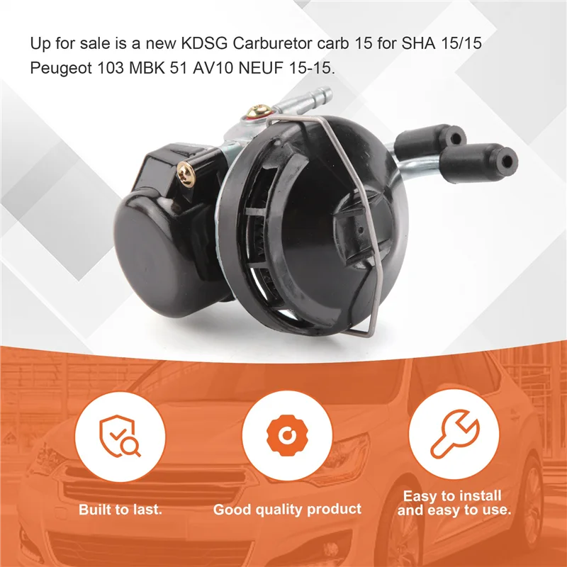 Фото Карбюратор Vergase A10E-50Cc Sha15 для Dellorto SHA 15/15 103 MBK 51 AV10 NEUF 15-15, карбюратор для мопеда, карбюратор Carby №5