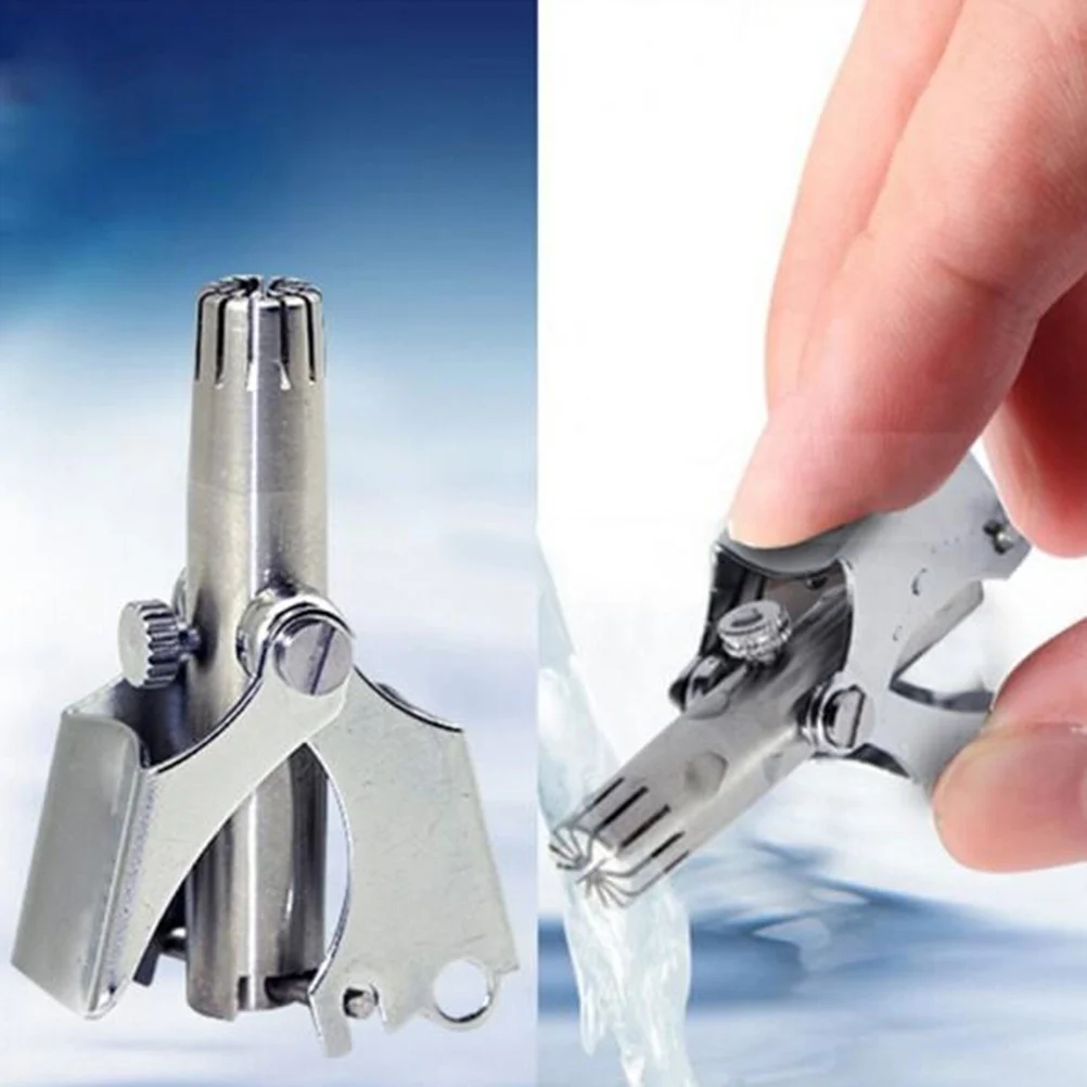 

Portable Hair Removal Clipper Cutting Nose Ear Hair Trimmer Stainless Steel Manual