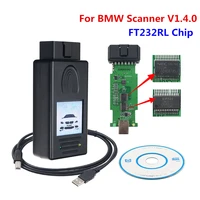 obd2 auto scanner 1 4 0 for bmw scanner diagnostic tool unlock version 1 4 with ft232rl chip pa soft v1 4 0 for bmw scanner 1 4