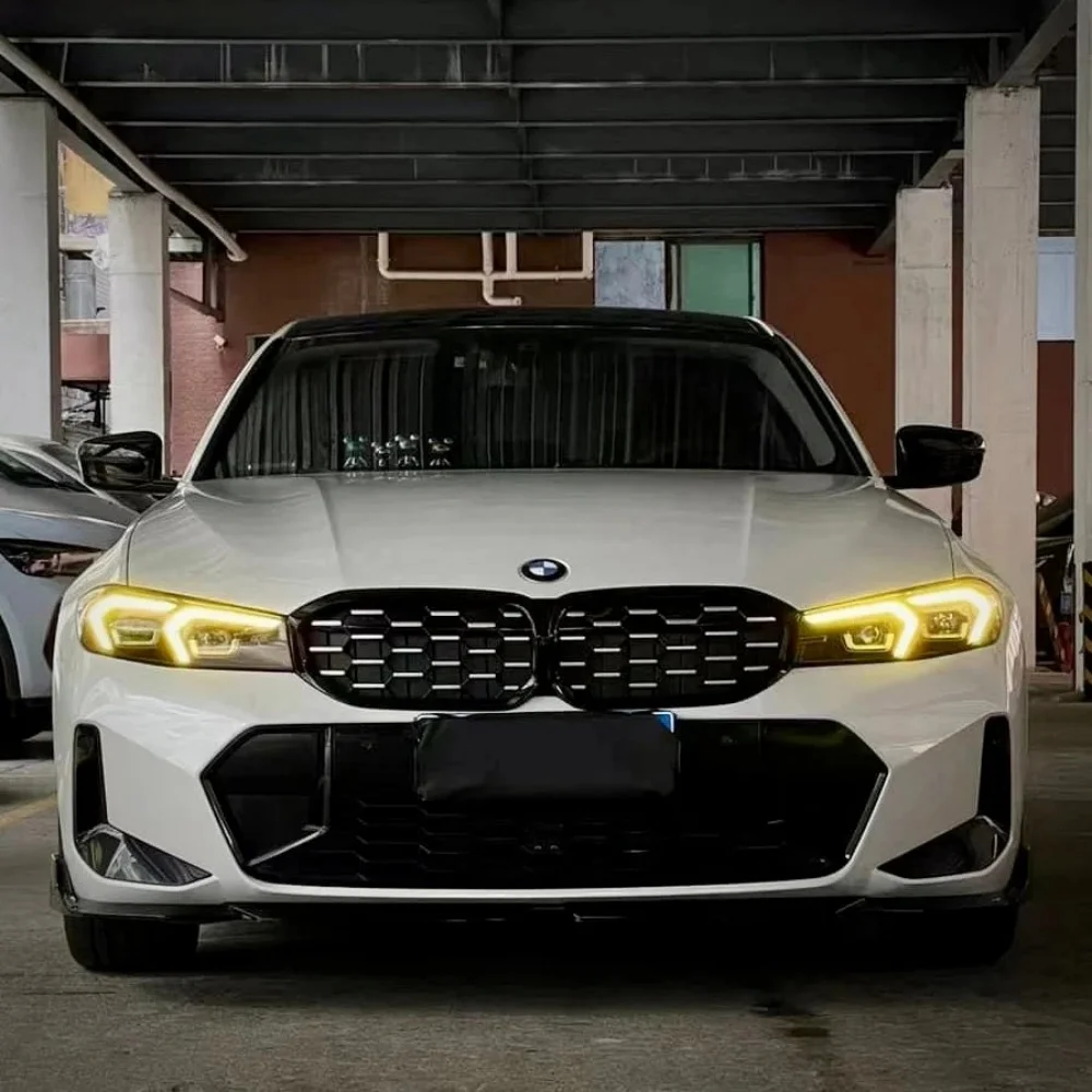 Для 2023 2024 BMW G20 Желтый DRL G21LCI M340i M340ix M340dx 330i 320i Светодиодная/лазерная фара дневного