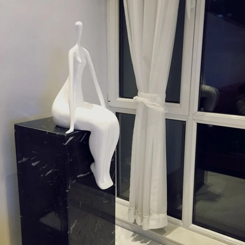 

Woman Abstractive Figure Statue Popular In Bad Love Female Girl Character Sculptures Resin Art&Craft Home Decor Souvenir Gift