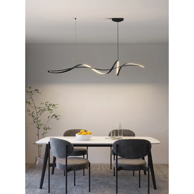 

Chandelier Led Art Pendant Lamp Light Room Decor Creative Simple Modern Designer Minimal Bar Table Personality Italian Dining