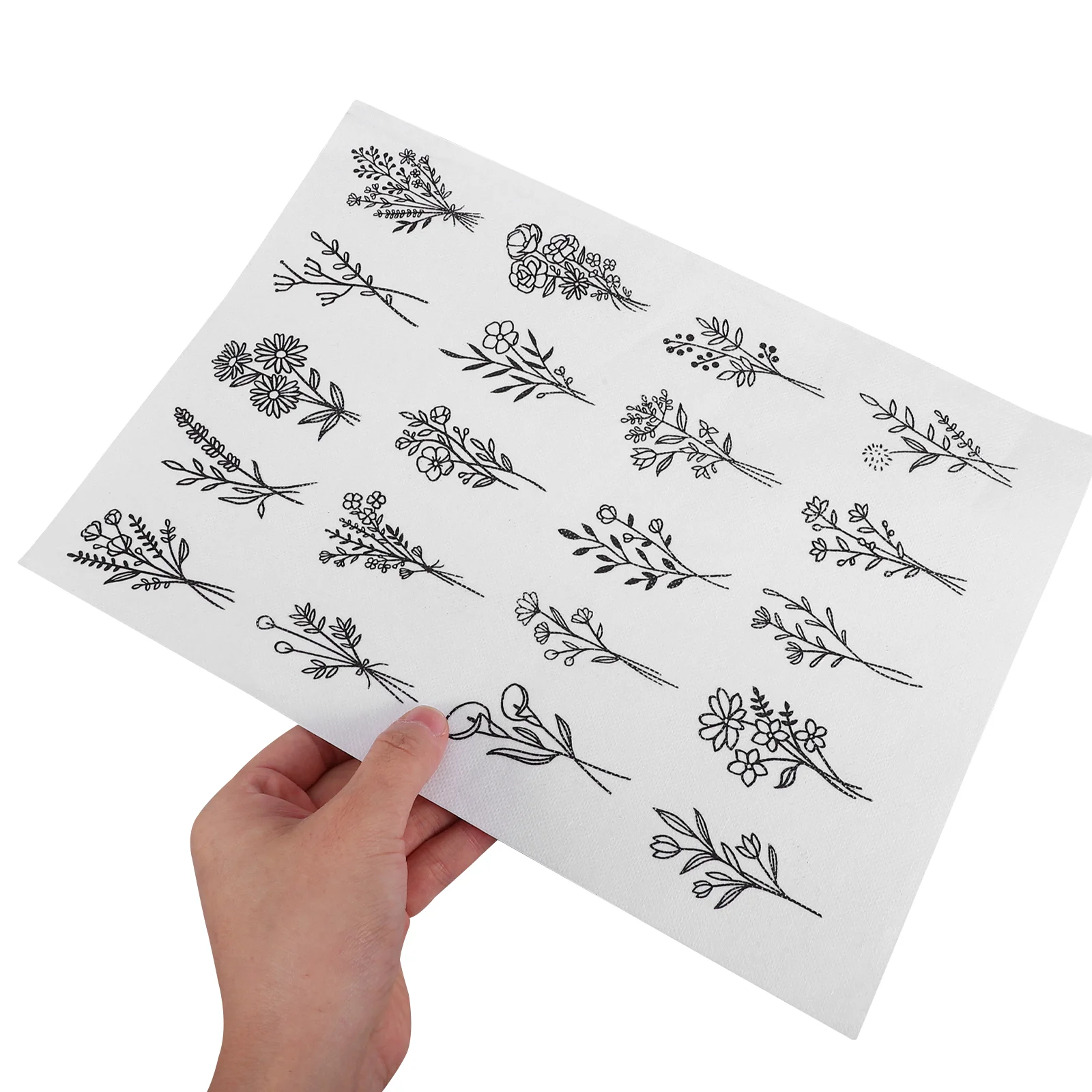 2-листый материал для вышивания водорастворимый шаблон сашико бумага холодный