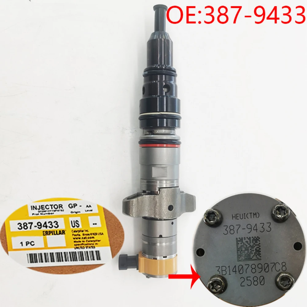 Топливный инъектор 387-9433 Common rail 3879433 10R-7222 10R7222 для Caterpillar CAT C9 330D 336D E336D E330D 330C