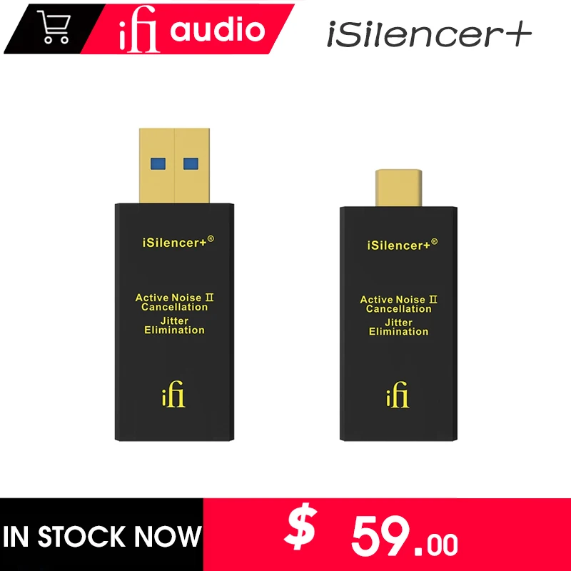 iFi iSilencer+ USB-сигнал сбалансированный фильтр для очистки мощности активно удаляет