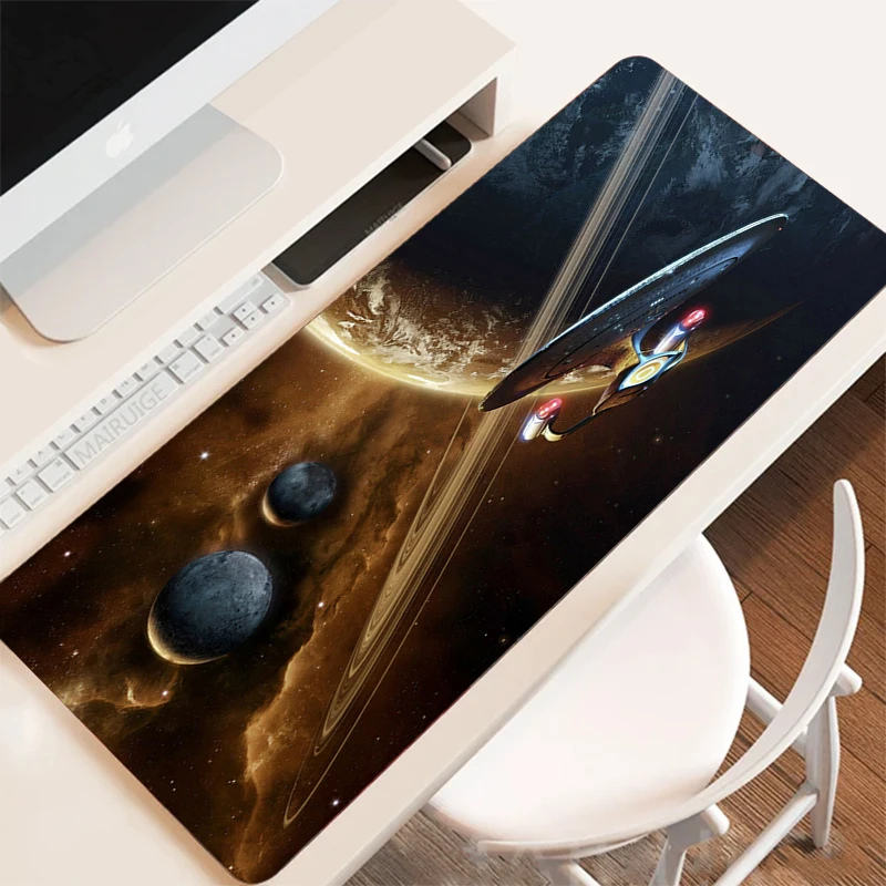 Computer Mouse Pad 900x400 Star Treks Mousepad Gamer Desk Accessories Pc Cabinet Games Keyboard Mat Gaming Mats Office Anime Xxl