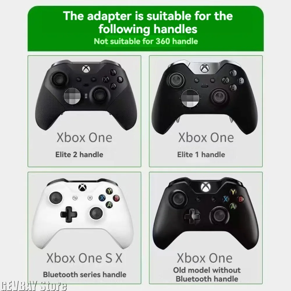Фото НОВЫЙ беспроводной адаптер ONE S, совместимый с Xbox One/S/X/Elite/контроллером для Windows 10/8/7, простое соединение, 8 ручек №3