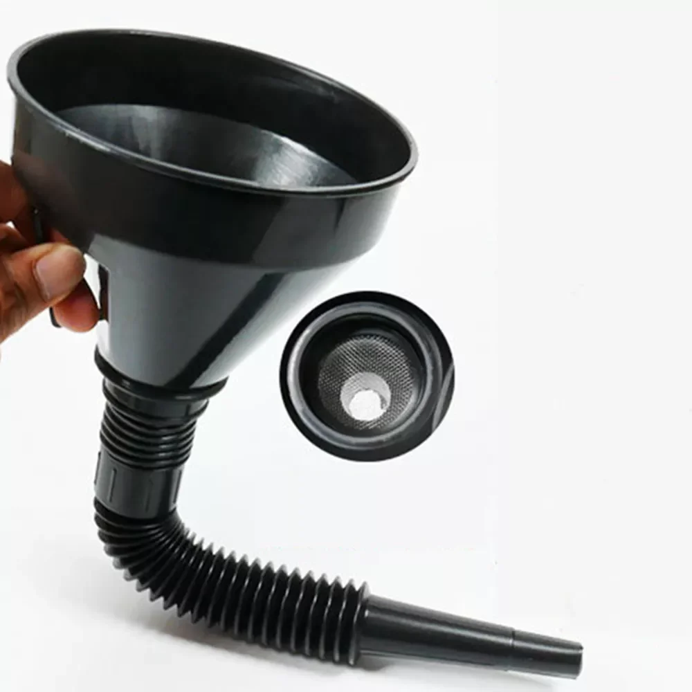 

Refueling Funnel With Strainer Can Spout For Oil Water Fuel Petrol Diesel Gasoline For Auto Car Motorcycle Bike Truck ATV