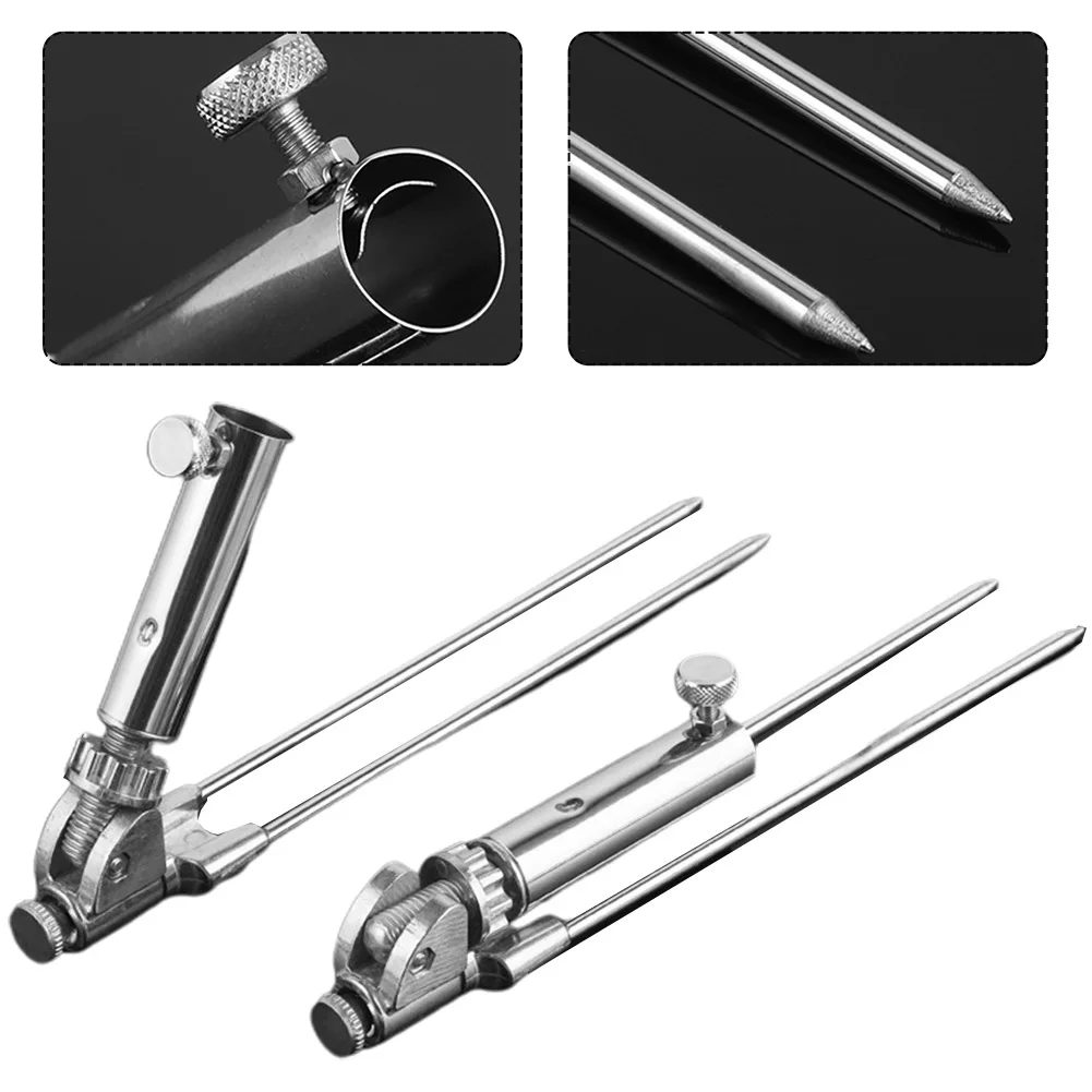 

1pc Fishing Rod Holder Ground Insertion Fishing Pole Holder Insertion Ground Turret Silver Fish Tackle Pesca Tools Accessories