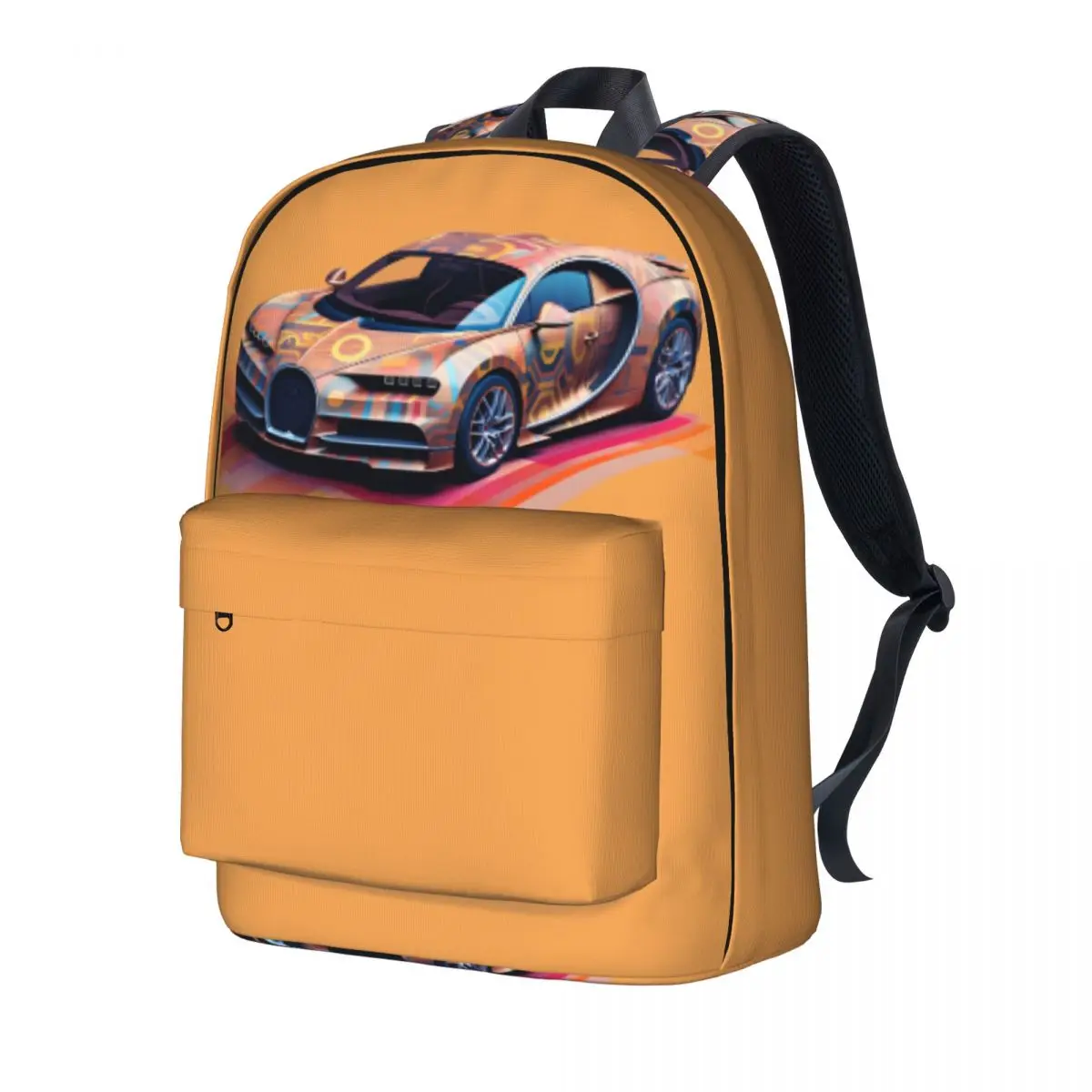

Спортивный рюкзак с машинками, Красочные уличные рюкзаки с граффити, женские стильные школьные сумки, дизайнерский Большой рюкзак