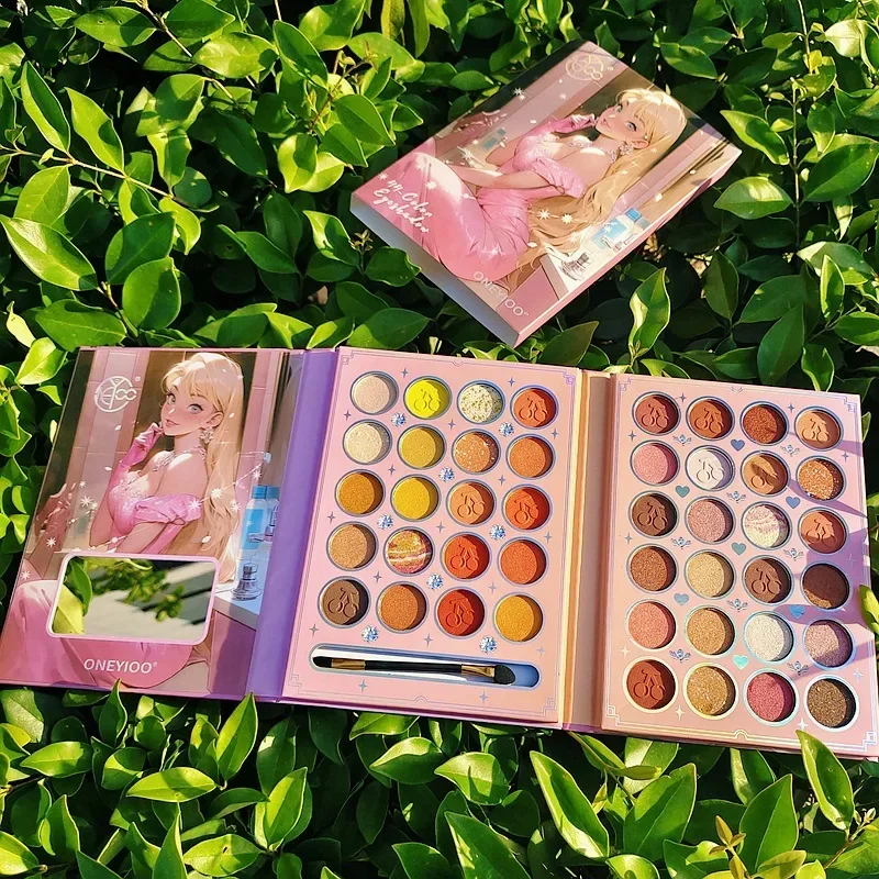 44 цвета пластина для теней век мерцающая матовая пудра с блестками палитра