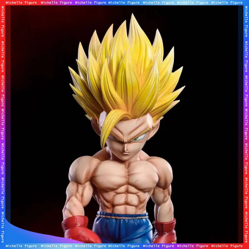 

17cm Dragon Vegeta Lift Dumbbells Spoof Color Box Figure Ball Muscle Fitness Super Saiyan Gohan Goku Model Collection Gifts