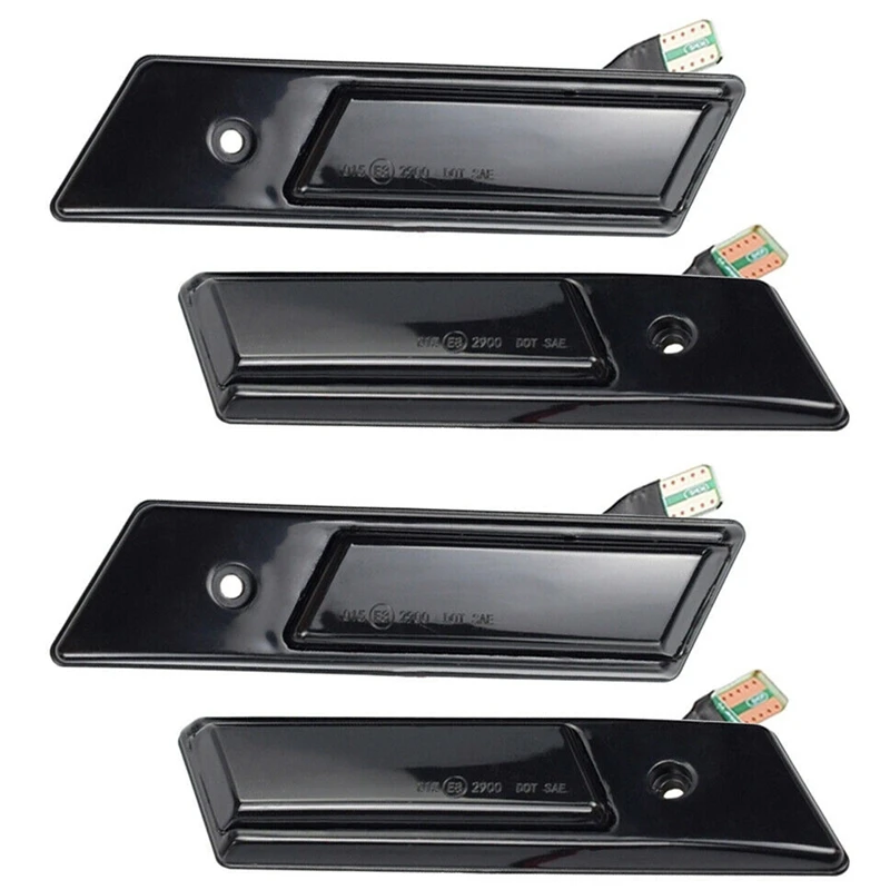 

4X Side Marker Turn Signal Light For BMW 3 5 7 Series E32 E34 E36 1990-1996 LED Sequential Lamp