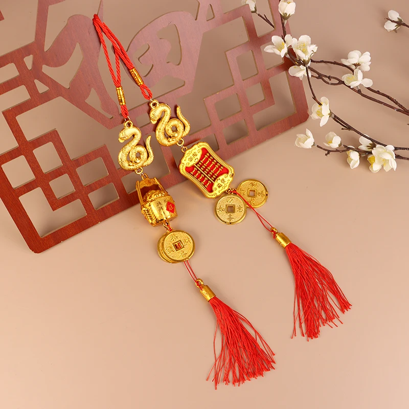 2025 год змеи позолоченный пластиковый кулон в виде со знаком зодиака