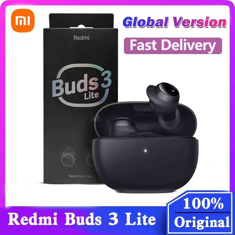 

Global Version Original Redmi Buds 3 Lite Xiaomi Earphone Tws Wireless Headphones Bluetooth Gaming Headset Mi Earbuds With Mic