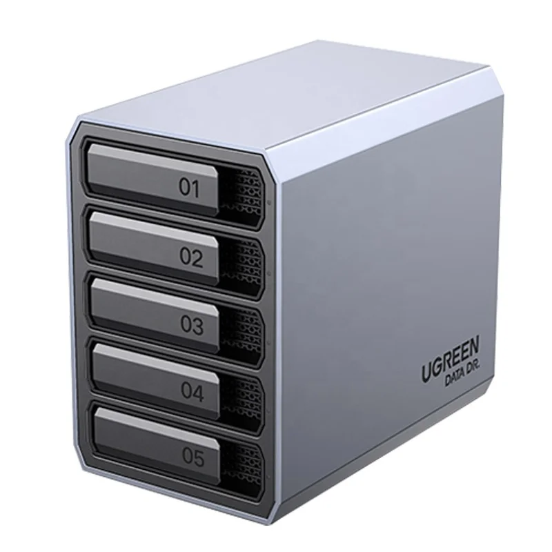 

UGREEN HDD Docking Station 5 Bay USB 3.0 to SATA External Hard Drive Enclosure for 3.5 2.5 inch HDD 90TB With RAID Mode Storage