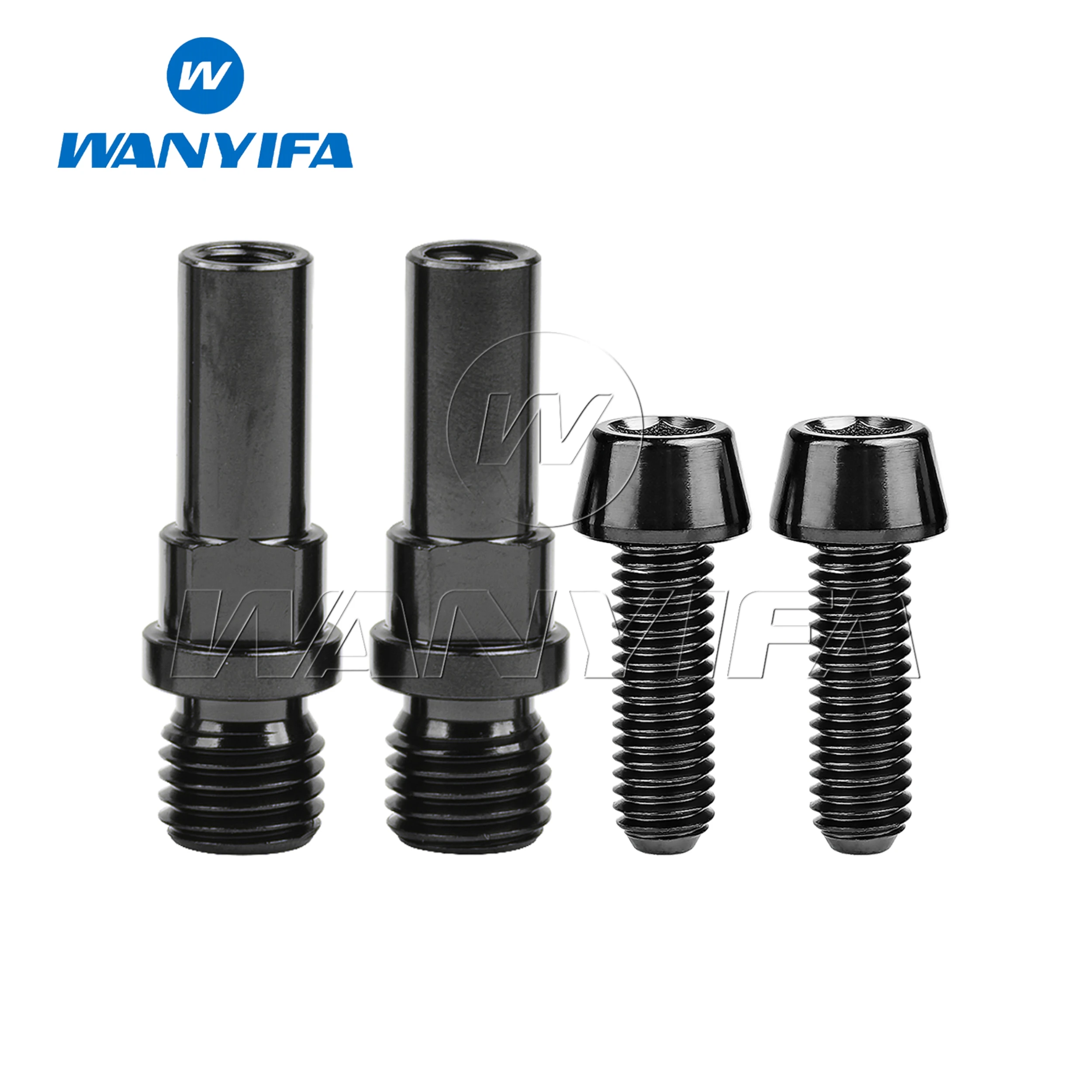 

Титановые титановые болты Wanyifa, 2 шт. M6x16 мм + 2 шт. M10, тормозная стойка с шагом 1,25 мм, V-тормозной винт для велосипеда Bosses