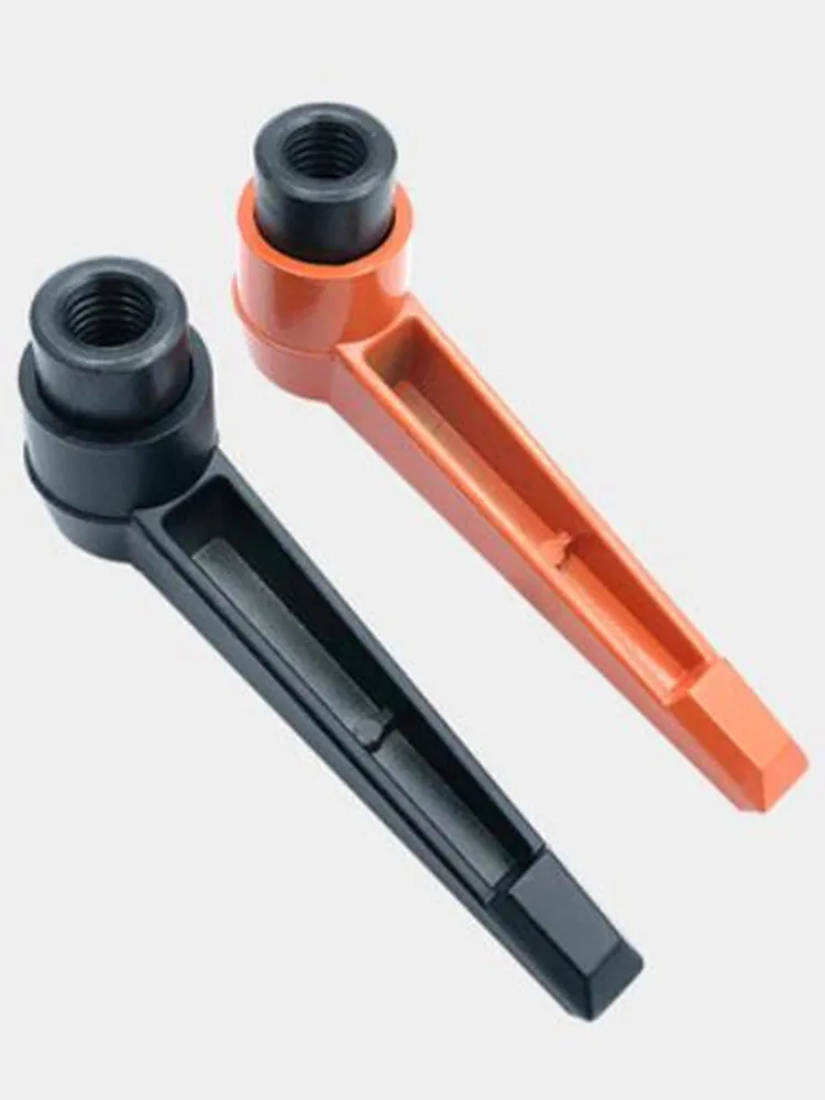 

1pc Female Adjustable Handle Knob M4 M5 M6 M8 M10 M12 m14 m16 Black or orange Female Thread Clamping Lever