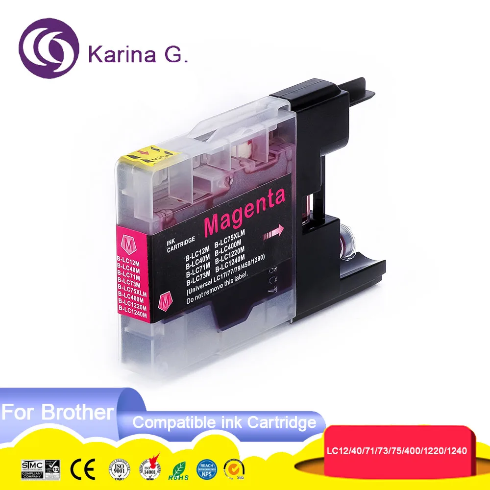 Совместимый картридж для принтера Brother LC1240 LC1220 LC75 LC73 LC12 LC40 16PK | Компьютеры и офис