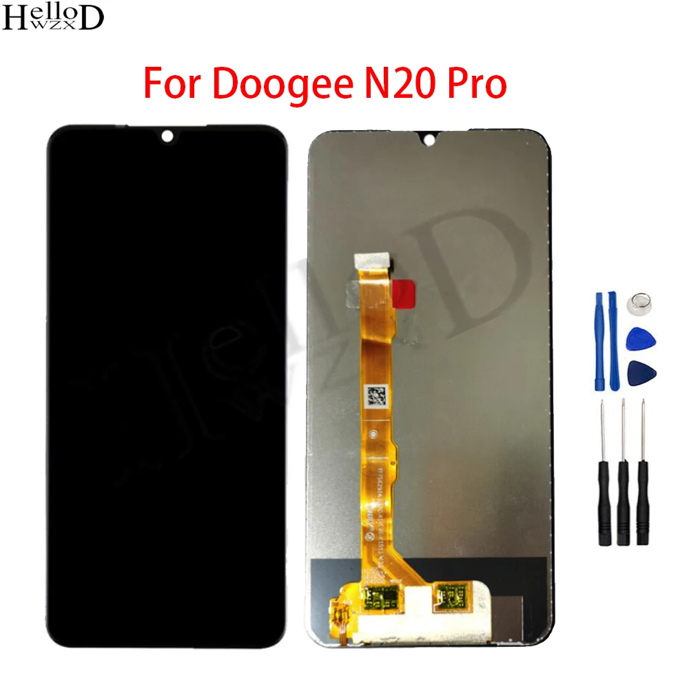 100% протестированный ЖК-дисплей для Doogee N20 Pro LCDs сенсорный экран дигитайзер ЖК-дисплей сборка Замена