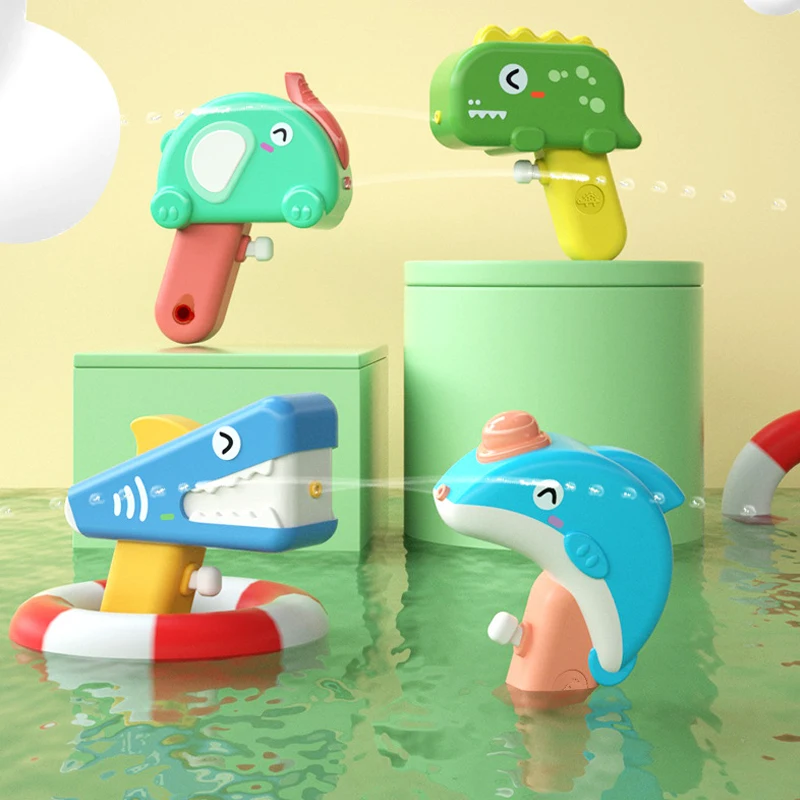 

Детский водяной пистолет, летняя игрушка для водных видов спорта, Воздушный пистолет с акулами, для пляжа и игр на открытом воздухе, подарок на день рождения