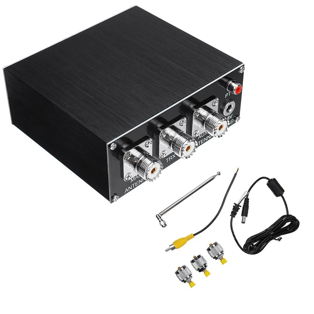 

QRM Eliminator X-Phase HF Bands Second Generation 1-30 MHz 125*110*51mm Built-in PTT Control SL16-SMA Sma Loop Rod Antenna Kit