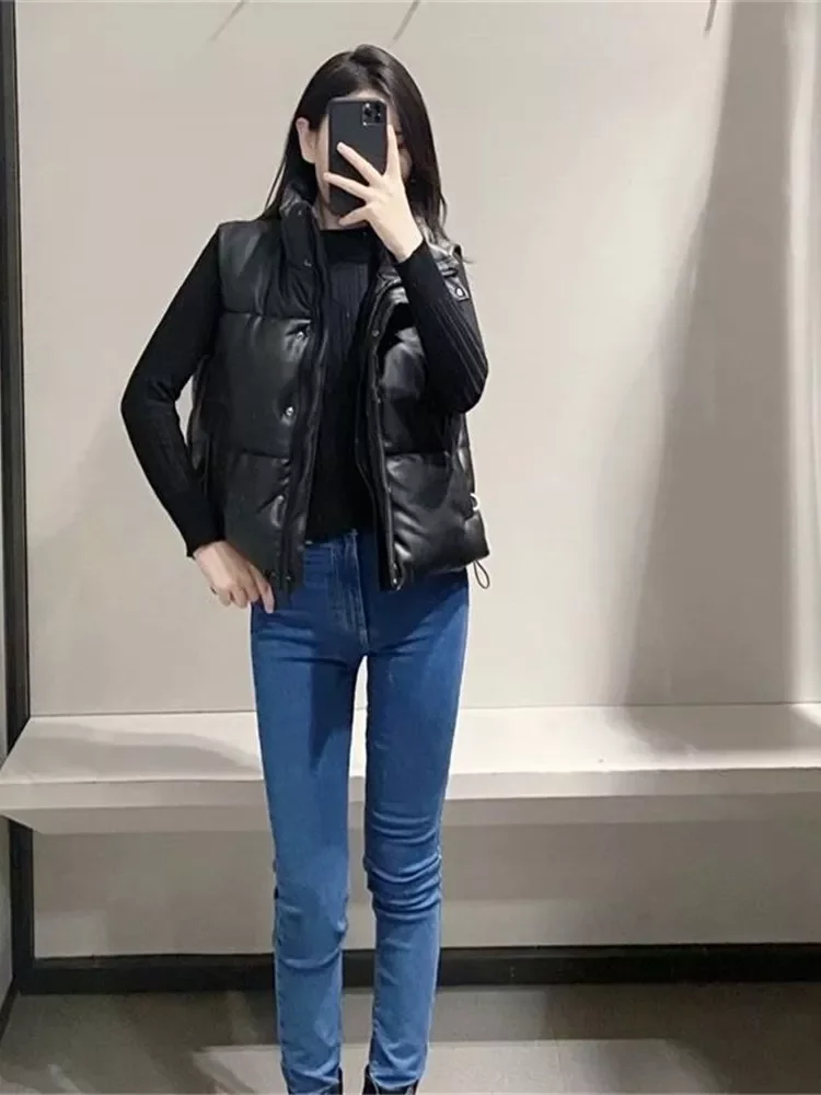 

New Women's Fashion Vest Lady Spring And Autumn Patchwork Casual Vest