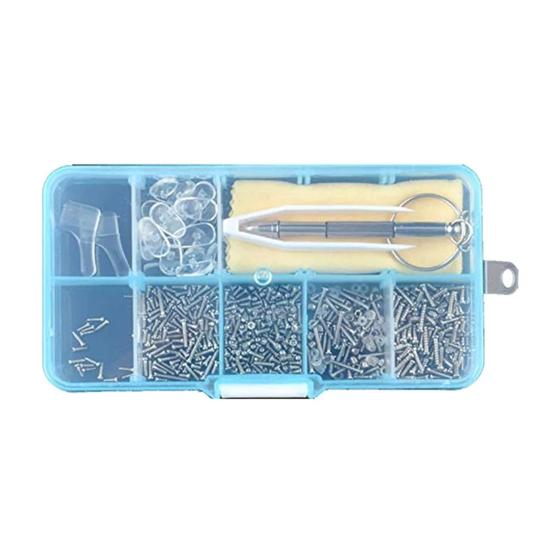 

Glasses Screws With Screwdriver Tweezers Repair Kit Complete Glasses Screws Mini Screws Screws for Eyeglass Sunglasses