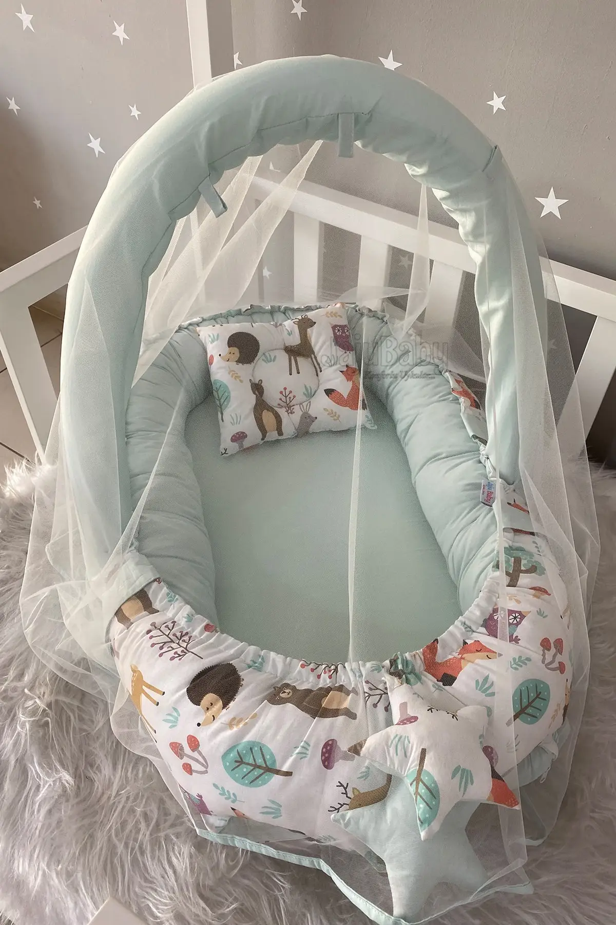 Cute Forest Mosquito Net And Hanging Lux Design Babynest