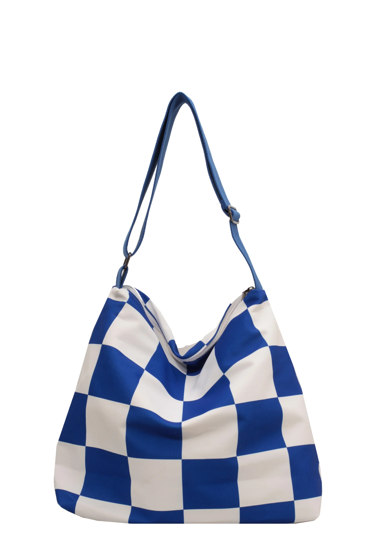 

2022 New Simple Canvas Women's Bags Plaid Color Matching Shoulder Bag Large-capacity Messenger Bag Casual Shopping Bag Tote Bag
