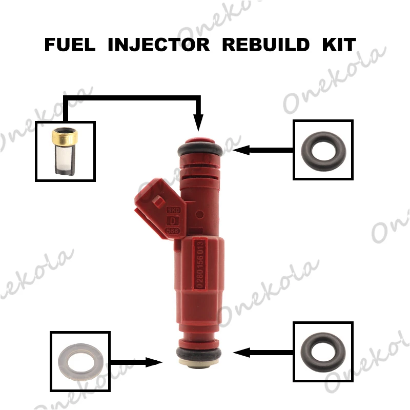 

Fuel Injector repair kit Orings Filters for Chevy Ford GM V8 5.0L EV1 0280156013