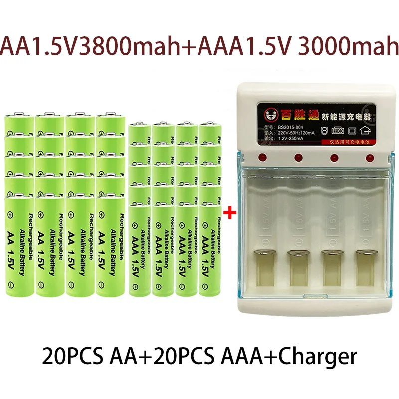

100% genuine 1.5VAA 3800mAh+AAA 3000mAh can be used for charging clocks mice toys free shipping