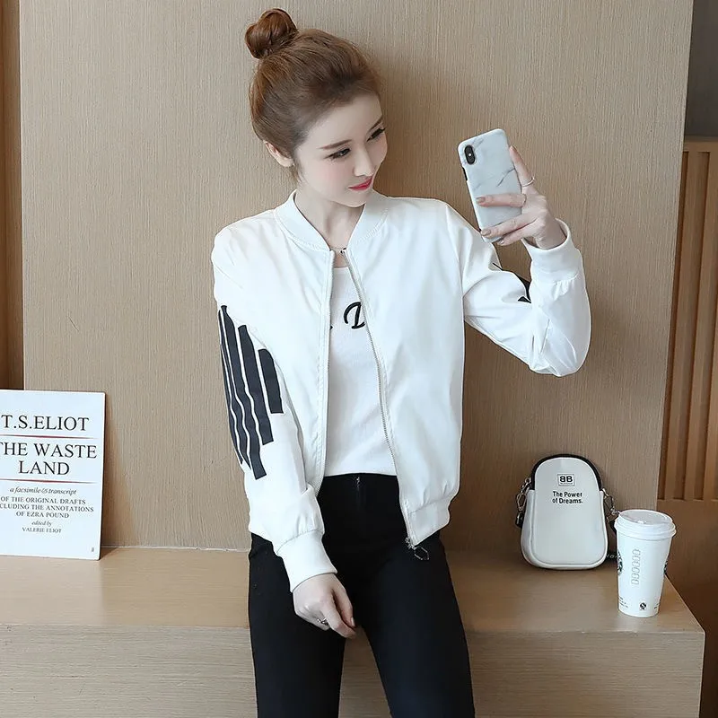 Ladies Golf Jackets coat Korean Fashion Windproof Spring Autumn Golf Clothing Women loose Stand collar Women Golf wear uniform