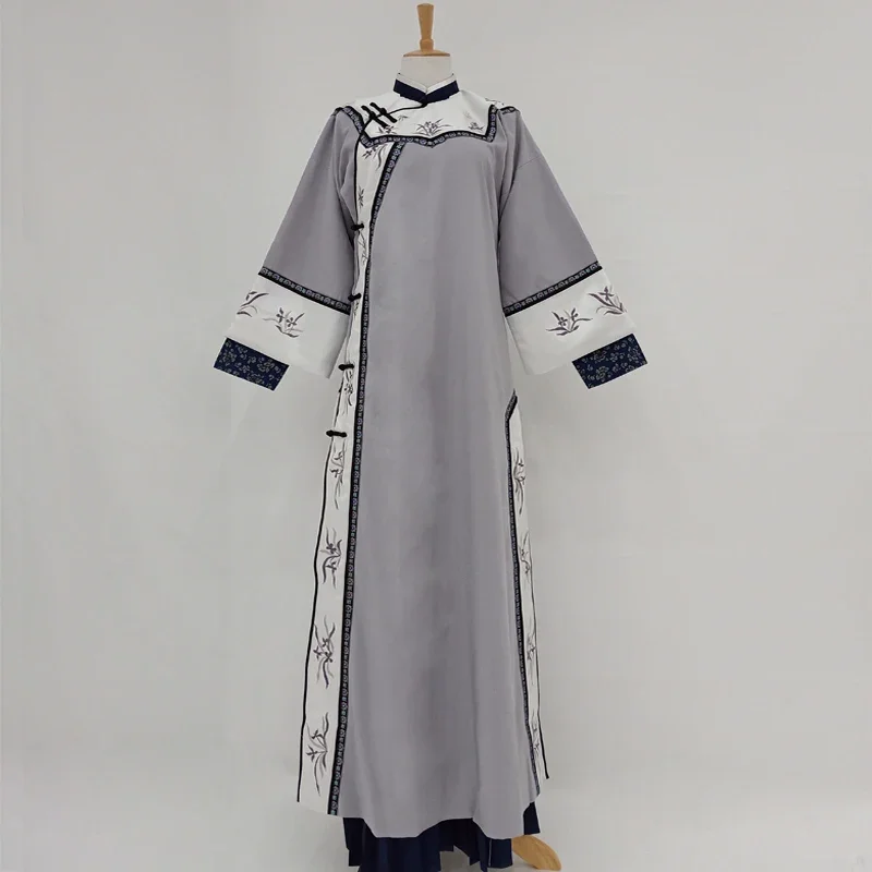 2 вида конструкций серая вышивка Wu JinYan Wei Ying Luo Qing Palace горничная костюм ханьфу для