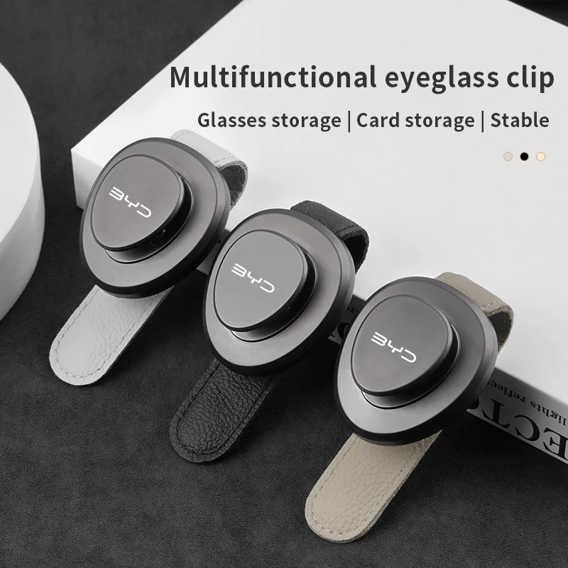 

Car Sunglasses Holder Multi-function Glasses Clip For BYD Tang F3 E6 Atto 3 Yuan Plus Song Max F0 G3 I3 Ea1 Dmi 2din G6 2023