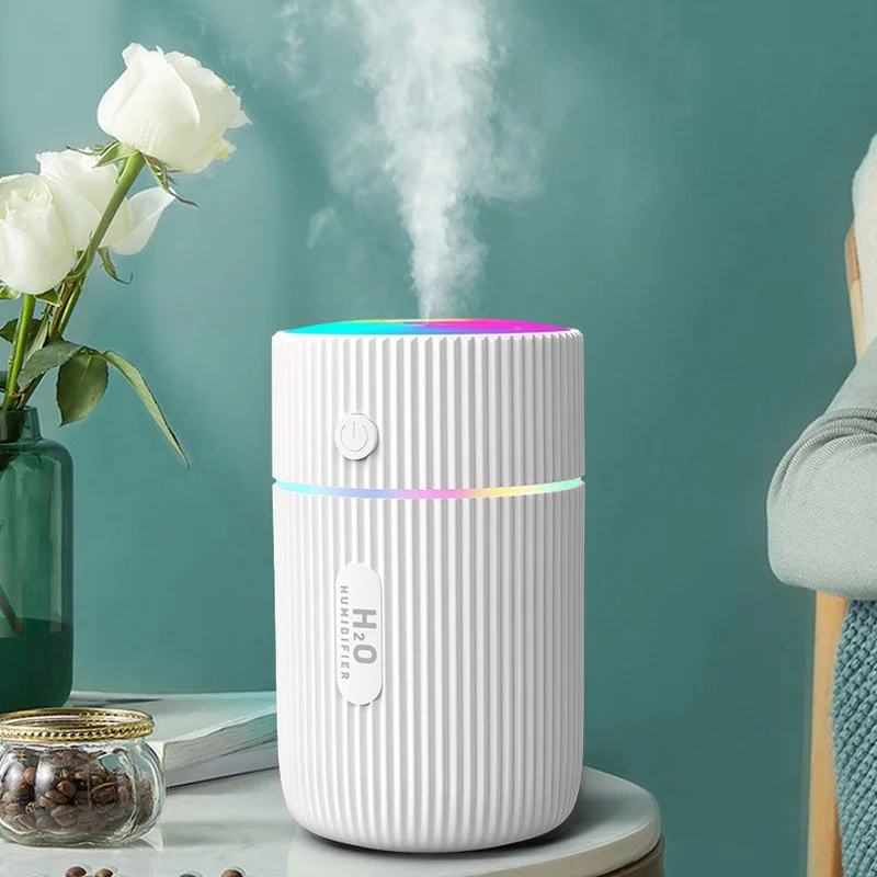 

220ML Mini Air Humidifier Smart Purifier USB Cool Mist Sprayer with Colorful LED Night Car Office Universal Humidifiers