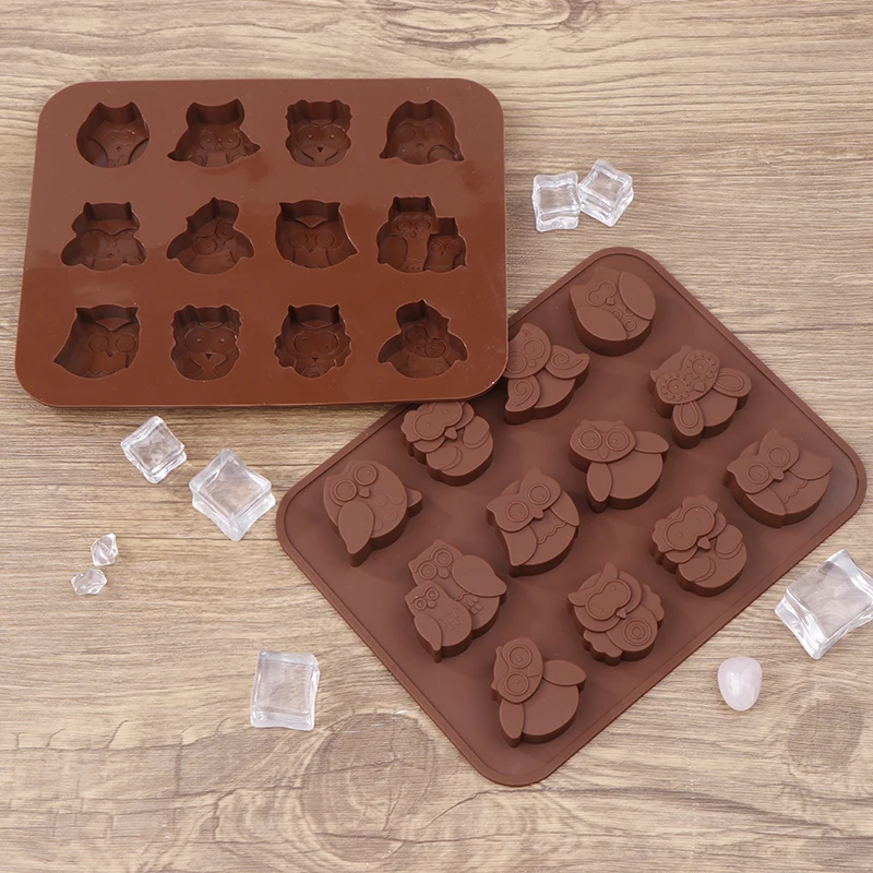 12 вариаций в форме совы стандартные формы антипригарный инструмент для выпечки