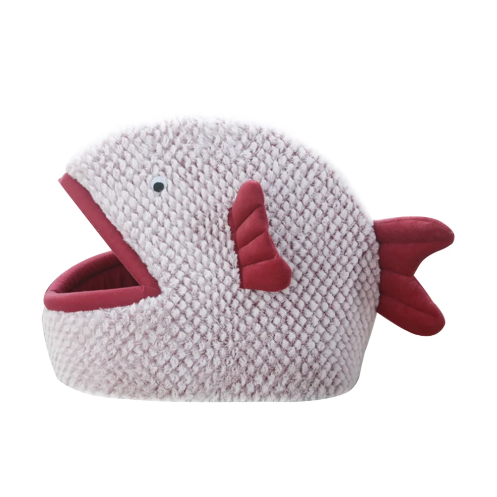 

Shape Cat Winter Closed House Cat Sleeping Bed Home Decoration ( )