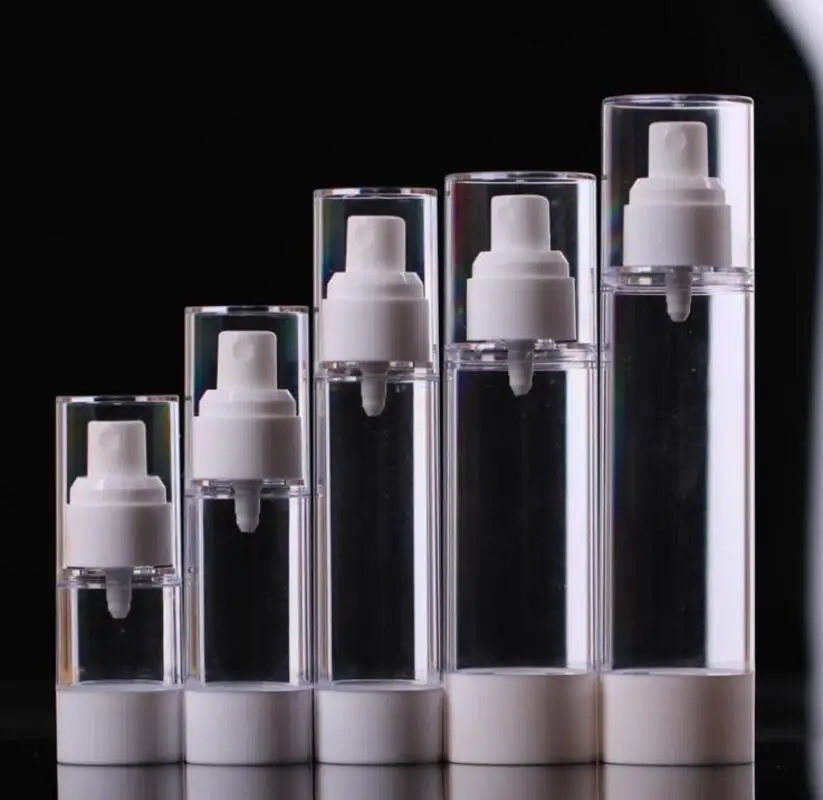 

15ml 30ml 50ml 80ml 100ml Plastic Airless Lotion Emulsion Pump Spray Bottle Vacuum Women Cosmetic Container