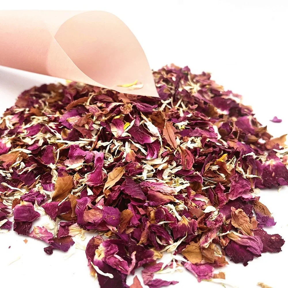 

Натуральный высушенный цветок с конфетти, 10/20/30 г