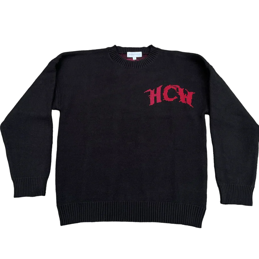 Женский свитер с длинным рукавом повседневный трикотажный пуловер в готическом