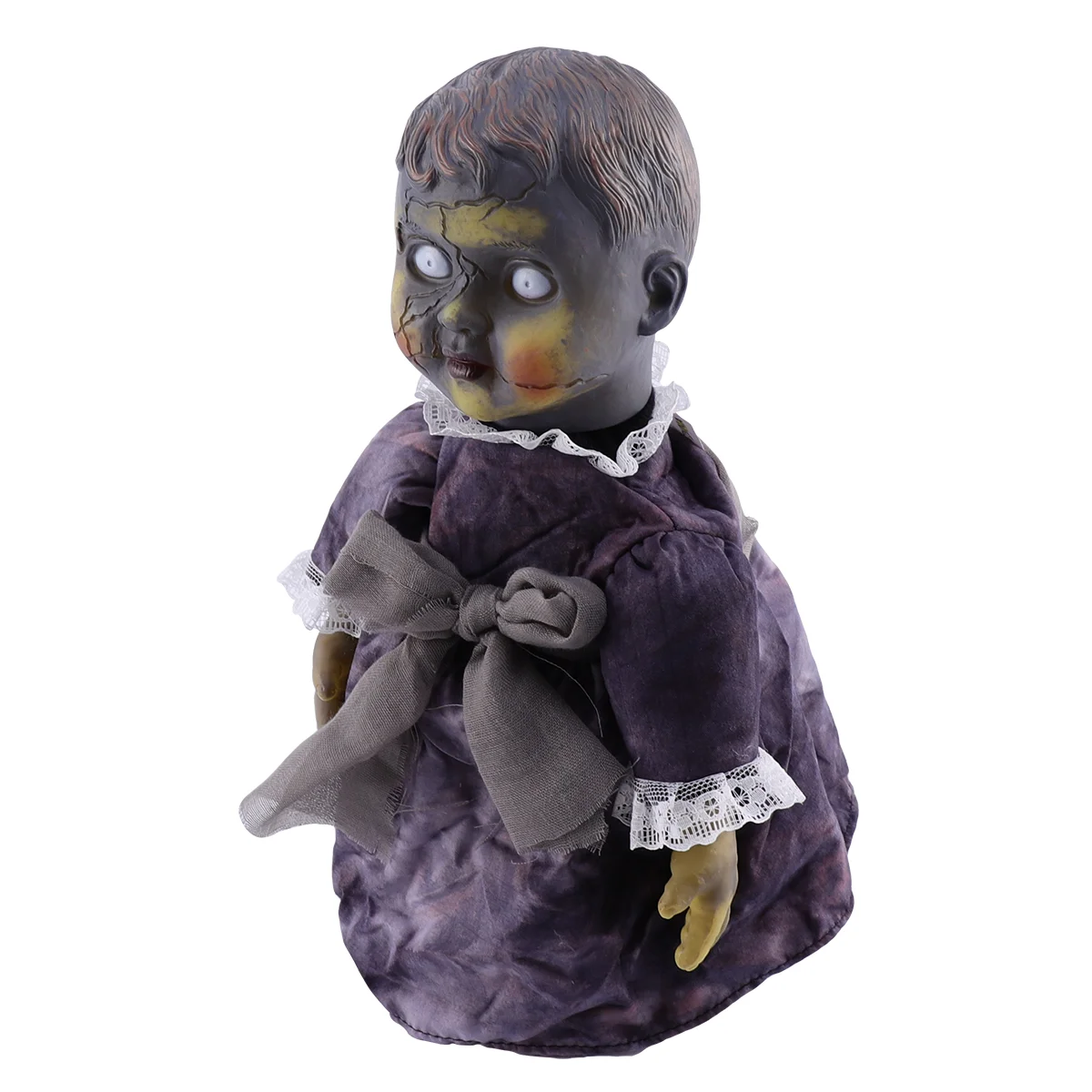 

1 PC Halloween Voice-activated Induction Glowing Walking Scene Layout Props for Haunted House Party Bar without