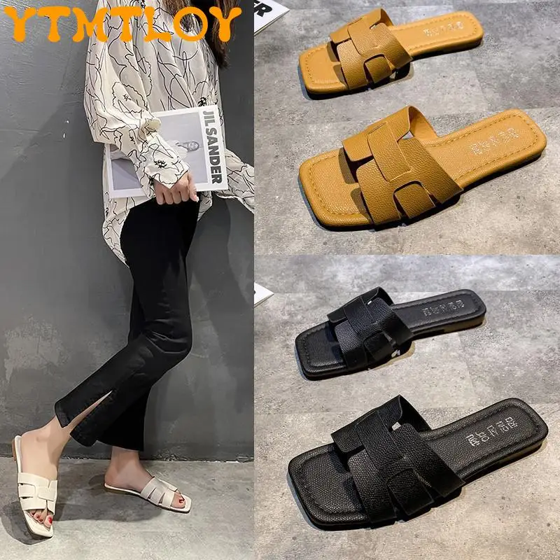 

Women's Slippers Net Red Popular Korean Style 2022 New Women's Slippers Summer Korean Style Outer Wear Non-slip Slippers Fashion