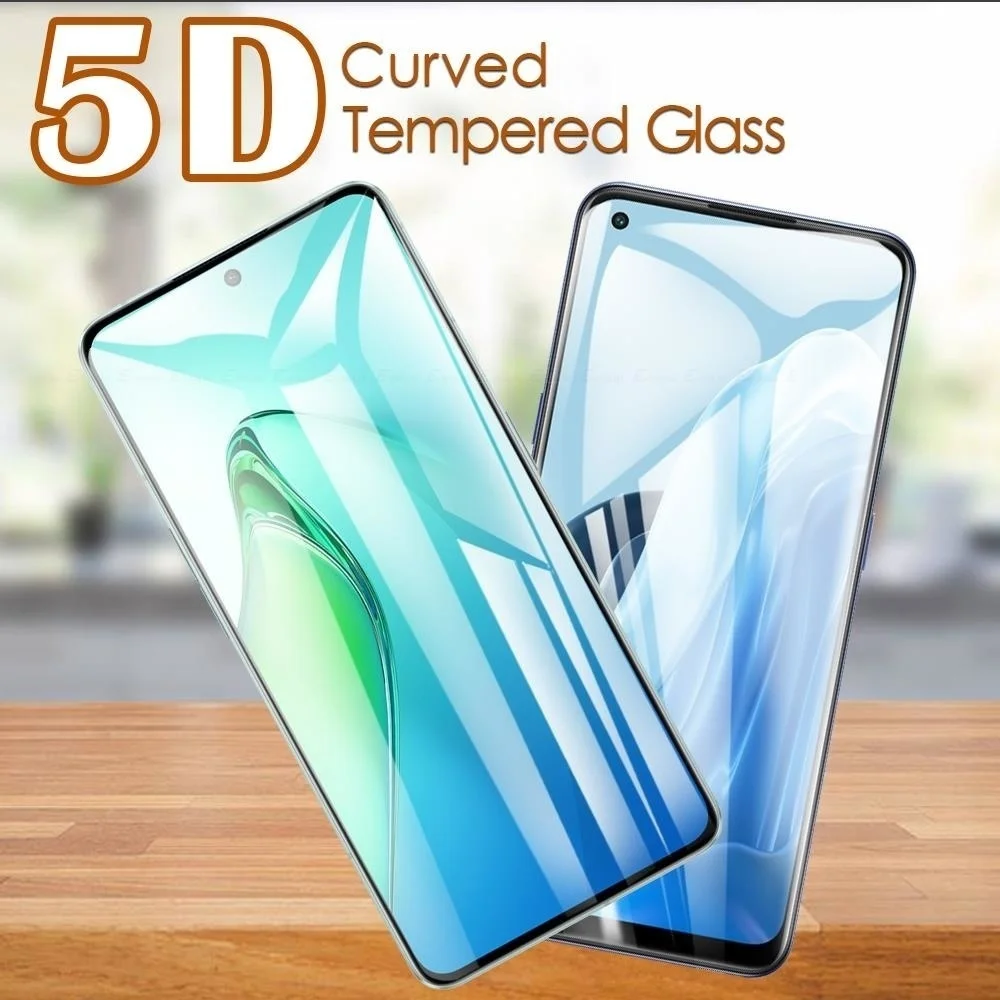 

5D изогнутый край Полное покрытие закаленное стекло для OPPO Reno8 Reno7 SE Z Pro Plus Lite защита экрана жесткая защитная пленка