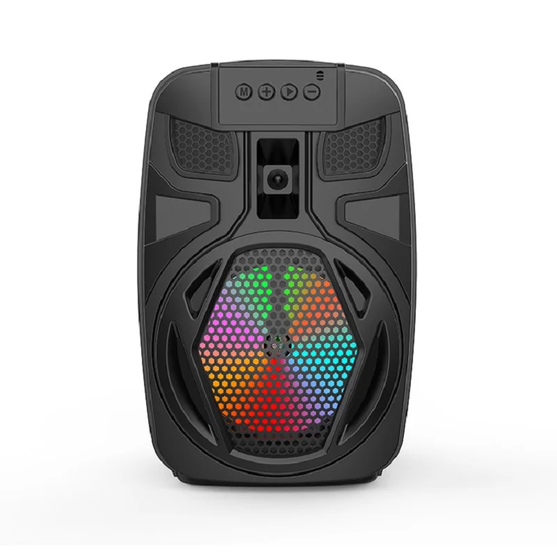 

Портативный беспроводной Bluetooth-динамик, 4-дюймовый микрофон для караоке, стереоколонка с объемным звучанием, с поддержкой TF, USB и U-диском, воспроизведение сабвуферов