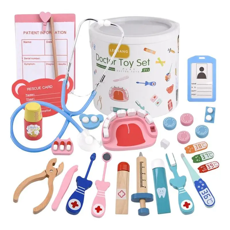 

Girls Boys Role Play Doctor Game Medicine Simulation Dentist Treating Teeth Pretend Play Toy For Toddler Baby Kids Gifts