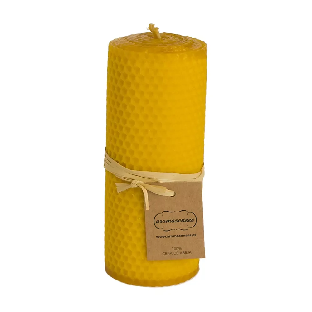 

NEW IN 100% Natural Virgin beeswax fleece.-hand made. (6 cm x 15 cm)