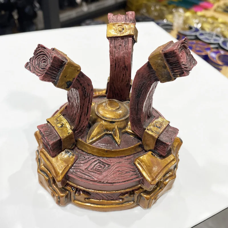 

Crystal Ball Holder Display Base Resin Wood Sun Statue Sphere Stand Ornaments Home Decor Suitable For 4~8cm Balls