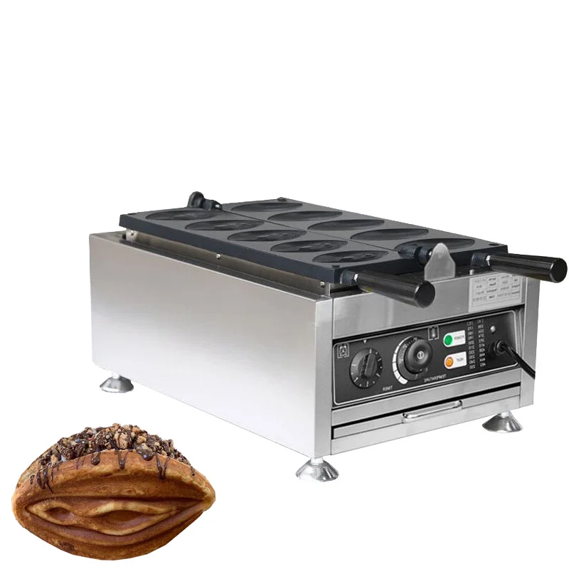 

Вафельница вафельная вафельница заполненная мороженым вафельная машина в форме вульвы